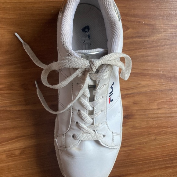 Fila Panache White and Silver Sneaker Sz 7 - Picture 13 of 16